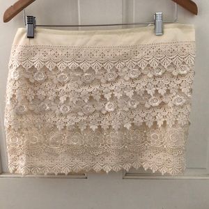Sans Souci Embroidered Skirt. Size L